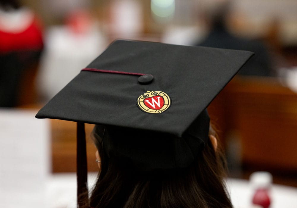 A graduation cap