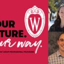 Graphic featuring headshots for Anna Denucci and Chris Macintyre and the words 'Your future. Your way.'