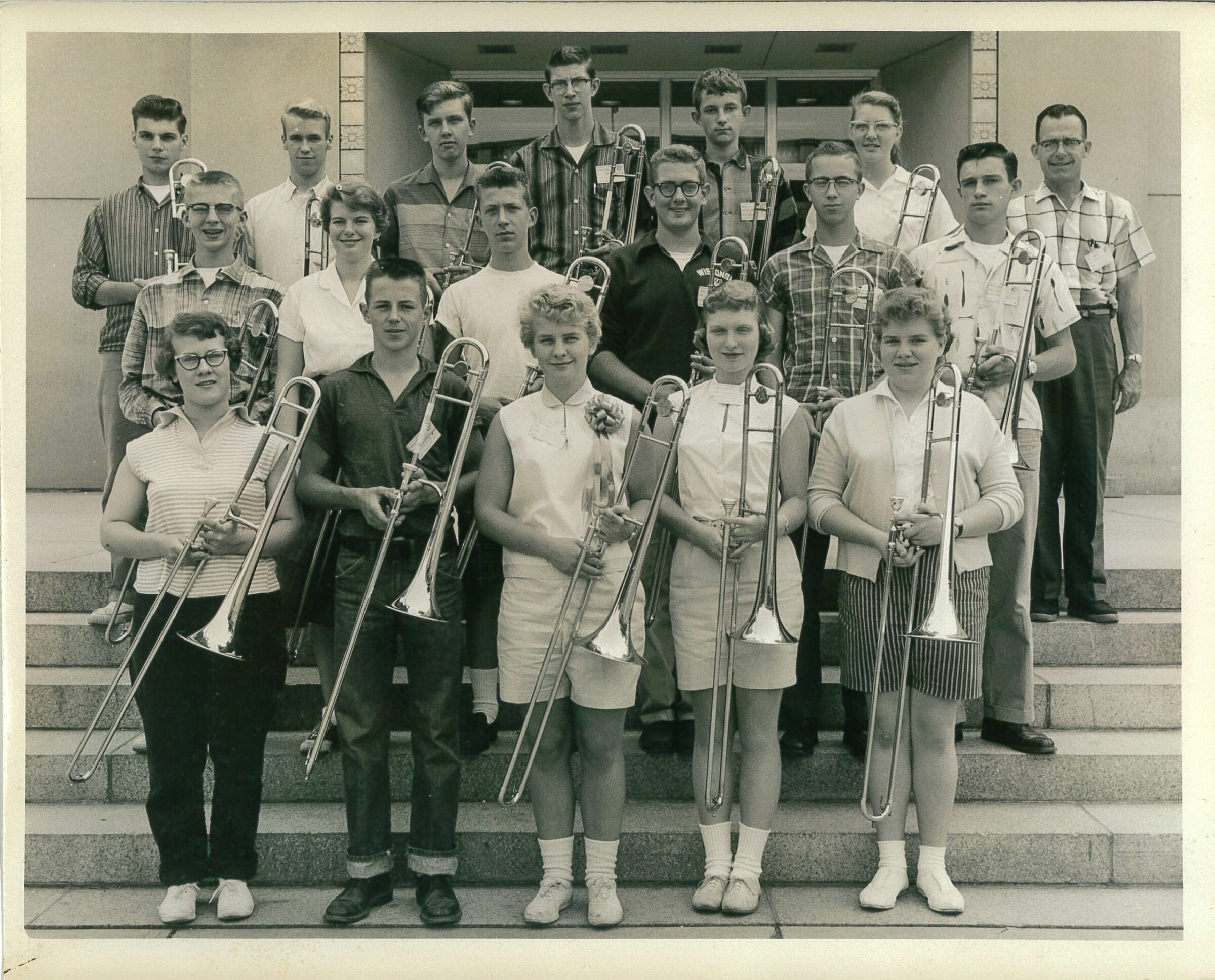 Bill Richardson at Summer Music Clinic, first row, second from left