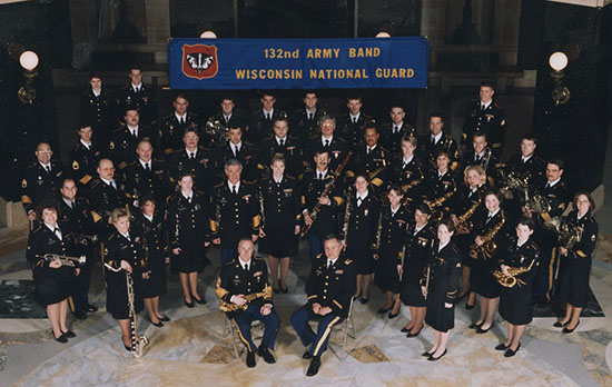 132nd Army Band WI National Guard in 1999